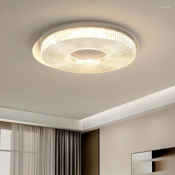 Luzes de teto Cristal de luxo moderno para o quarto da sala de estar Encontro de lustre de decoração de decoração de casa de lustre