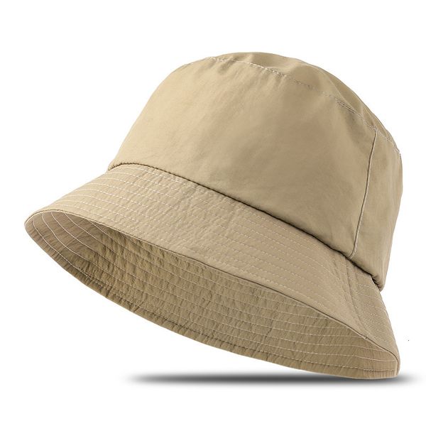 Wide Brim Hats Bucket Hats Waterproof Oversize Panama Hat Cap Big Head Man Outdoor Fishing Sun Hat Lady Beach Plus Size Bucket Hat 56-58cm 58-60cm 60-62cm 230408