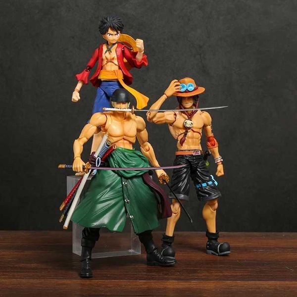 Anime Variable Action Heroes One Piece Monkey Figurine Collection Action Figure Model Toy Regalo