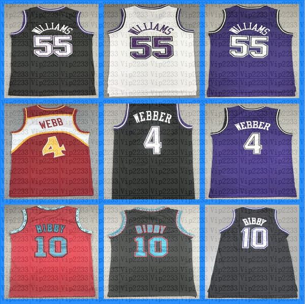 Tracy McGrady Trae Young Dejounte Murray Spud Webb Uomo 2022-2023 City Blue Black Edition Maglia in jersey 4 Webb 10 Bibby 55 Williams