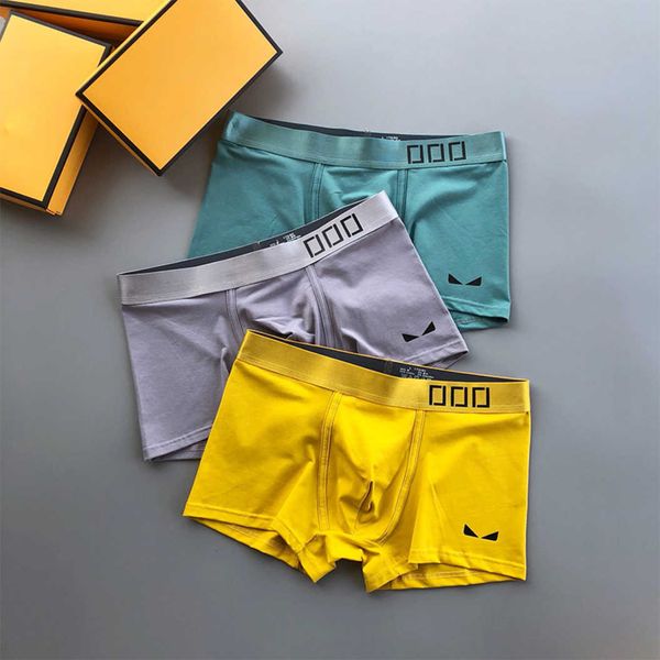 Sottile FF fendyity Mutande Intimo da uomo Designer Sezione Intimo corto Boxer Seta di ghiaccio Estate Pantaloncini boxer allentati ultra popolari Fessura per la testa QAQ