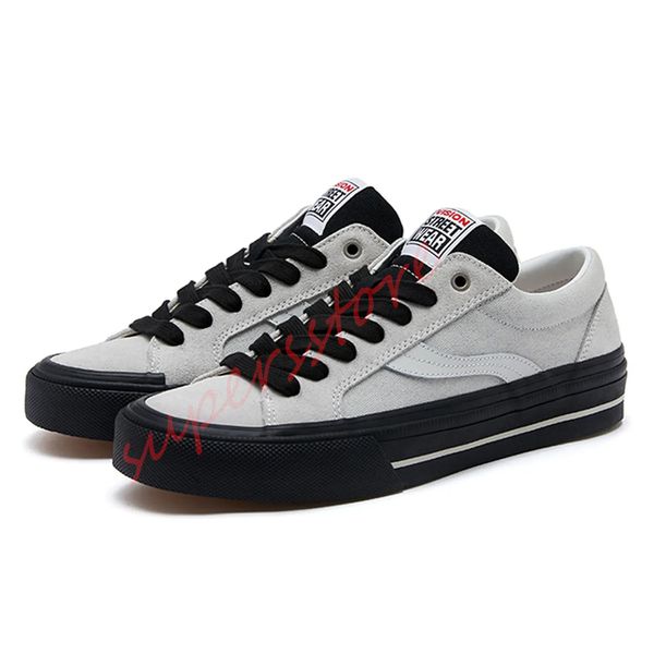 Классические туфли Vision Street Wear x Odd Men Sport Skateboarding Women Retro Black Rubber Low Top Замшевые парусиновые кроссовки унисекс для скейтбординга