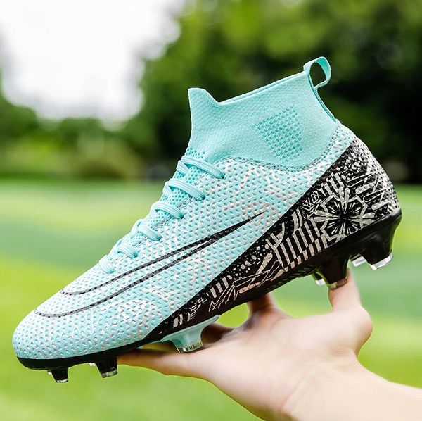 Kids High Top Football Boots Tf AG Mens Softebol Shoes Juventude Meninas Treinando sapatos Tamanho 33-46