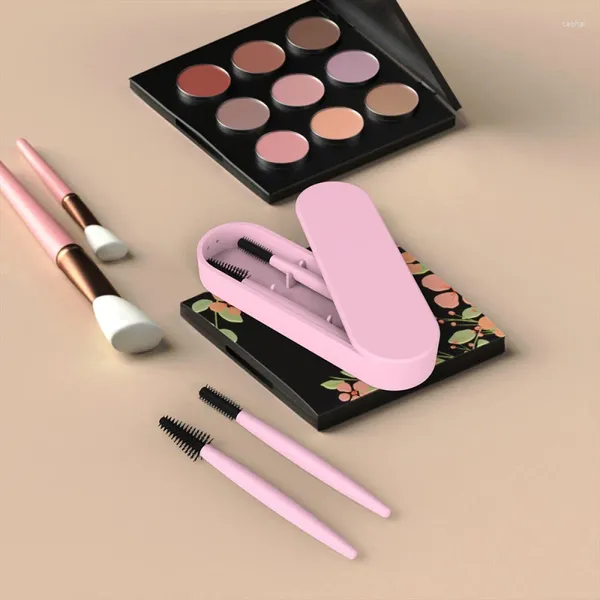 Make-up Pinsel 1 Set Tragbare Augenbraue Make-Up Wimpern Mascara Applikator Kosmetik Waschbar Wiederverwendbare Pinsel Tools Kit Mit Box