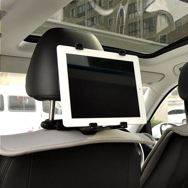 Бесплатная доставка, универсальный автомобильный держатель на заднем сиденье для планшета, подставка для подголовника, вращающийся держатель для телефона, кронштейн с регулируемой основой для iPad Pntl