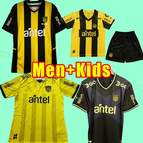 23 24 Uruguay Penarol Home Soccer Jerseys 2023 2024 Club Atletico Penarol C.RODRIGUEZ Gargano maglie da calcio via terzo uomo bambino bambino