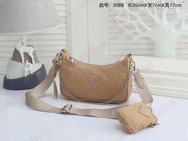 Borsa firmata Borsa tote all'ingrosso Borsa tote hobo in tela di nylon per borsa a tracolla da donna Borsa a catena da donna