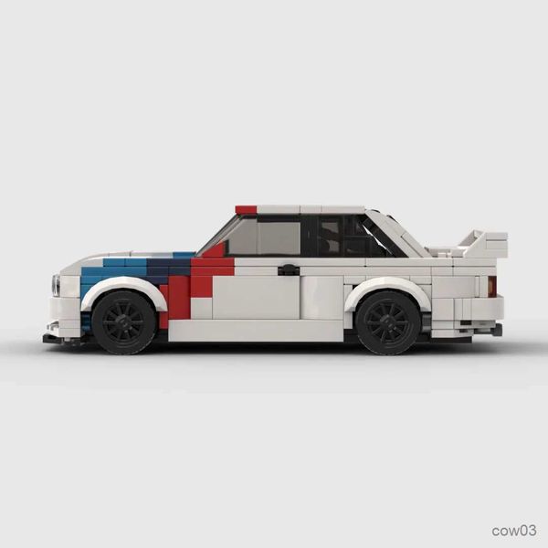 Блоки Moc M3 455pcs Sports Car Speed ​​Speed ​​Champion Model 4D Buzzle Bricks DIY Собранные творческие гаражные игрушки