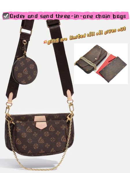 10A Tasarımcı Çantalar Kadınlar P0CHETTE M ULTI MODA KALİTE Lüks Çantalar Çıkarılabilir Zincir Çanta Strap Tote Kart Sahibi Küçük Çanta Cüzdan Üç-Bir One