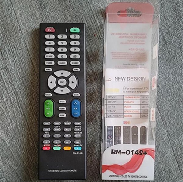 Evrensel Uzaktan Kontrolörler Akıllı TV Kontrol LCD LED Televizyon Değiştirme RM014S Switch Hanehalkı İzleme Aksesuarları5481566