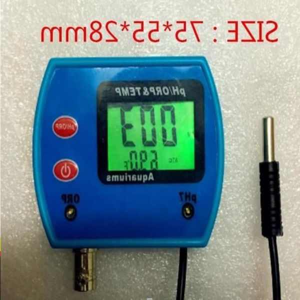 Freeshipping neu eingetroffen Multiparameter 3 in 1 pH-Meter ORP-Tester Temperatur für Schwimmbäder Wasserqualitätstest mit Hintergrundbeleuchtung Ekasc