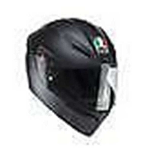 AGV Vollhelme Herren- und Damen-Motorradhelme AGV K1 MAT SCHWARZ MOTORRAD TRACK ACU GOLD CRASH HELM BABY PISTA RACE VISOR WN-J8ZZ