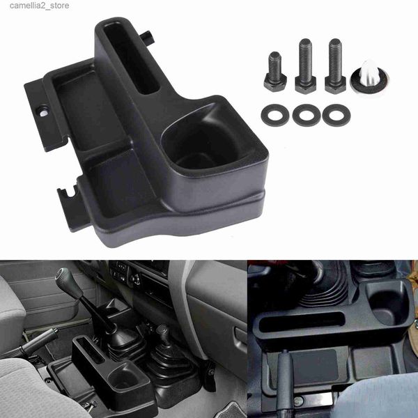 Organizzatore per auto Bracciolo per auto Organizzatore Scatola di immagazzinaggio Console centrale Scatola Vassoio Portabicchieri Interno per Toyota Land Cruiser LC70 LC71 LC76 LC77 LC79 Q231109