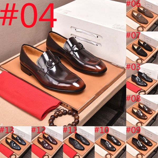 F5/23model brand in pelle appuntita scarpe di lusso da uomo designer casual designer marrone moca