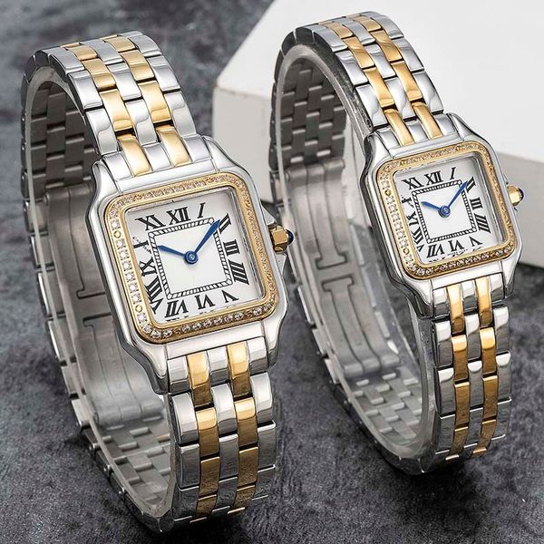 Relógios de designer relógios elegantes e modernos relógios masculinos e femininos pulseira de aço inoxidável movimento de quartzo importado relógio masculino à prova d'água de alta qualidade 2023