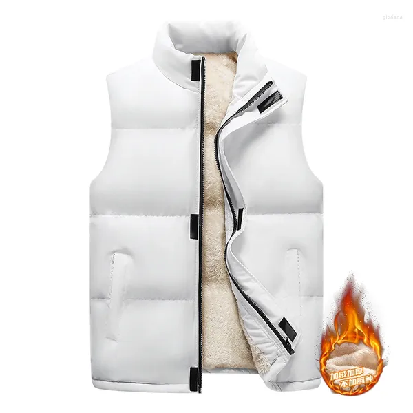 Gilet da uomo Uomo Autunno Inverno Caldo Gilet di velluto Uomo Primavera Casual Moda Gilet Giacche Uomo Taglie forti Senza maniche