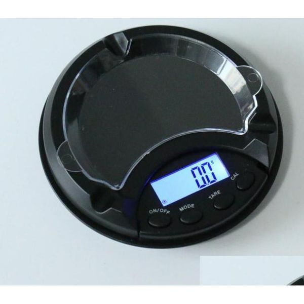 Waagen Großhandel Aschenbecher Waage Digitale Elektronik Nce Haushalt Schmuck Waagen Küche LCD-Display 500G/0,1G 200G/0,01G Drop D Dh86L