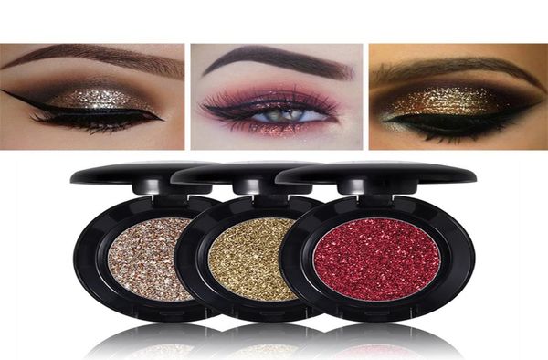 MISS ROSE Single Glitter Eyeshadow Professional Gold Eye Shadow Powder Fashion Sparkly Eyes Makeup Palette 24 Farboptionen 18g9205763
