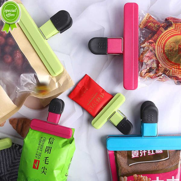 New Home Storage Plástico Saco de selo de vedação Clipe de alimentos Preservação hidratante clipe de vedação criativa Fast food leite pó de chá de chá clipe