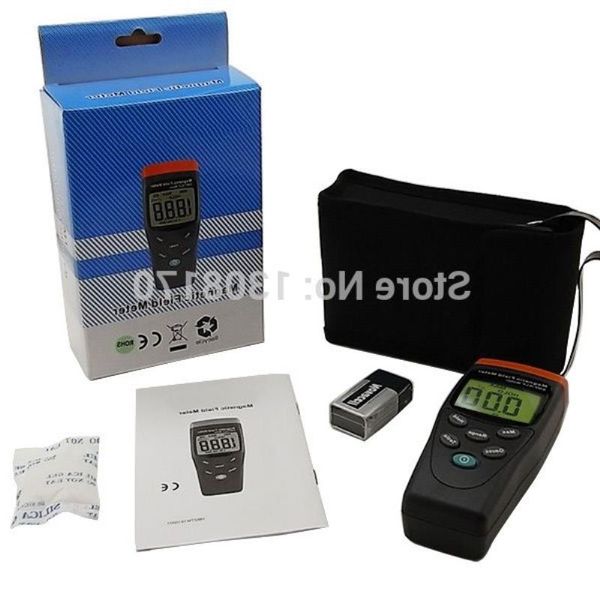 Freeshipping Taiwan Made 30-300Hz Range Digital EMF / ELF Single Axis Gauss Meter Gaussmeter Detector Electromagnetic Field mG Ewkeg