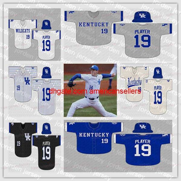 Maglie da baseball personalizzate 2020 Kentucky Wildcats Jersey ORAJ ANU T.J. COLLETT BRAXTON COTTONGAME ELLIOTT CURTIS ALE