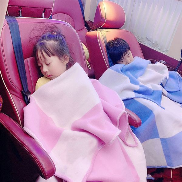 Bebês recém-nascidos designer de caxemira cobrindo cobertores moda outono inverno capa de edredão grossa menina menino macio cobertor de bebê crianças envolve cobertor de lã