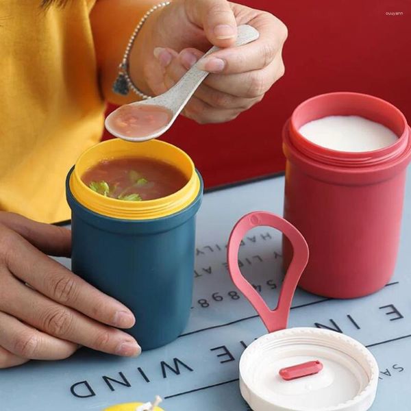 Scatola per stoviglie, tazza per zuppa di porridge, tazza da viaggio per microonde, coperchio per tazza da caffè, contenitore per bottiglia da pranzo