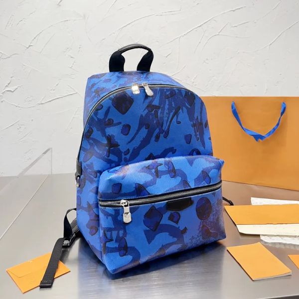 Borsa di design Borsa tote da donna/uomo DISCOVERY ROOM WITH A VIEW Designer da uomo Stampa RACER Bookbag Monogrammi Vernis Canvas Pelle Ragazzi MM Lux