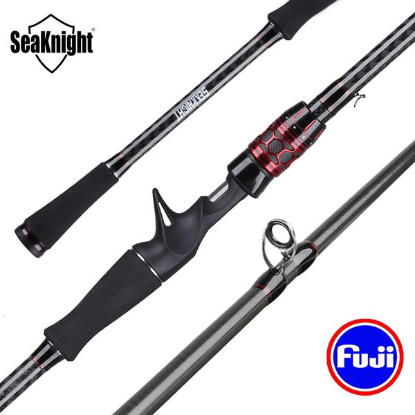 Boots-Angelruten SeaKnight Marke Kraken Angelrute FUJI Führungsringe 2,1 m 2,4 m Spinning Casting Rod Carbon M Power 2 Abschnitte mittlere schnelle Geschwindigkeit 231109