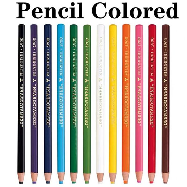 Kaş güçlendiriciler 12pcs/lot kaş kalemi renkli kalem kalıcı yapı.