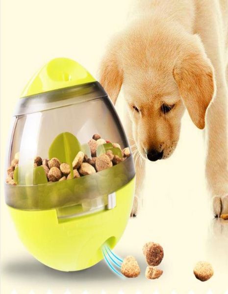 Divertimento regolabile Pet Toys Tumbler Balls Interactive Cat Dog IQ Food Treat Ball Smarter Food Perdite Ciotola Mangiare Sport Giocare Traini2795677