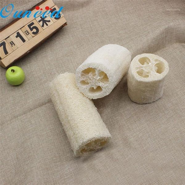 Set di accessori per il bagno Articoli per la casa Vendita di luffa naturale per il corpo Doccia in spugna Scrubber Pad Drop di alta qualità 05191