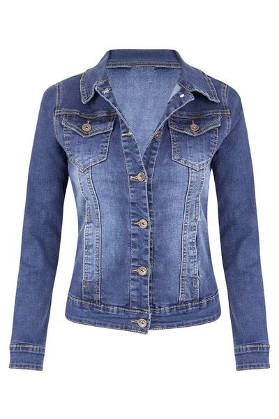 Pelliccia da donna Pelliccia sintetica donna manica lunga giacca di jeans moda slim jeans stretch giacca cappotto primavera autunno abbigliamento donna S-2XL arrivo 231109