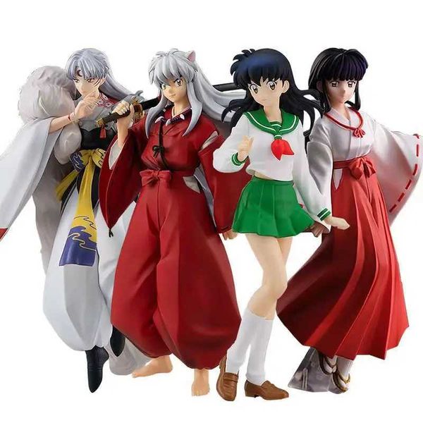 Anime 20 centimetri Anime Inuyasha Figura Inuyasha Sesshomaru Kagome Action Figure Giocattoli di Modello Da Collezione Model Toy Regalo