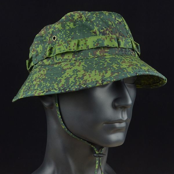 Широкие шляпы ковша шляпы летняя военная тактическая буони шляпы Охота на солнце рыбалка на открытом воздухе камуфляжная крышка регулируем