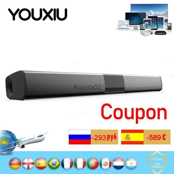 Bilgisayar Hoparlörleri 20W TV Soundbar Hoparlör Stereo Ev Sineması Sesli Bar Subwoofer Sütun Bilgisayar Hoparlörleri TV Akıllı Cep Telefonu YQ231103