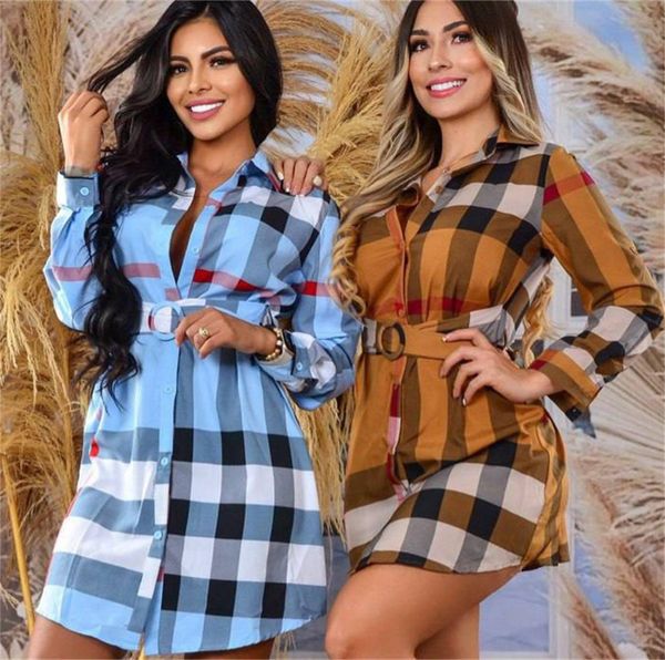 Abiti da donna Abito scozzese a costine solido Mini camicetta elastica attillata Vestido De Mujer Abiti Casual Club Abbigliamento da ufficio Club CAPPOTTI