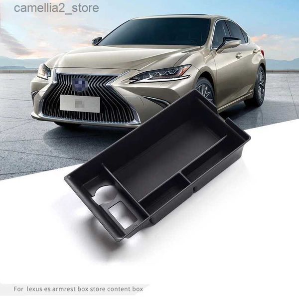 Organizador de carro Console central de carro Caixa de armazenamento de apoio de braço para Lexus ES ES250 ES300h ES350 2021 - 2023 Organizador central Acessórios de bandeja de contêineres Q231109