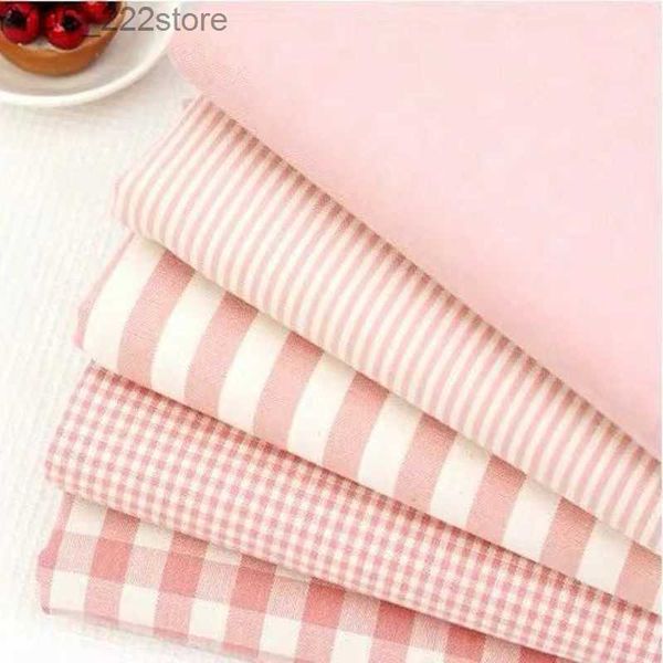 Tissu Lin coton tissu tissu pour Patchwork Quilting tissus roses bricolage sacs bébé vêtements robe couture à la main matériaux textiles YQ231109