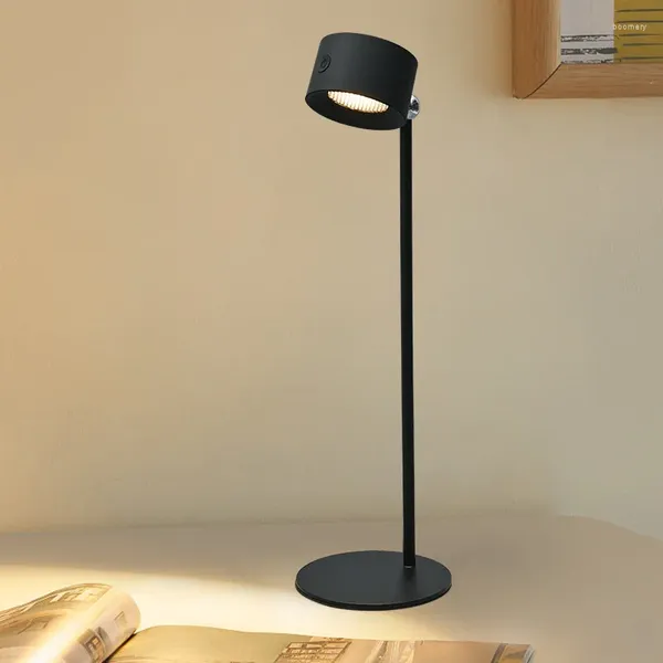 Wandleuchte, wiederaufladbare Lampe, kleiner Nachttisch, Leseverkabelung, kostenlose Nachttischlampe, RGBCW-Atmosphäre, magnetische Absaugung