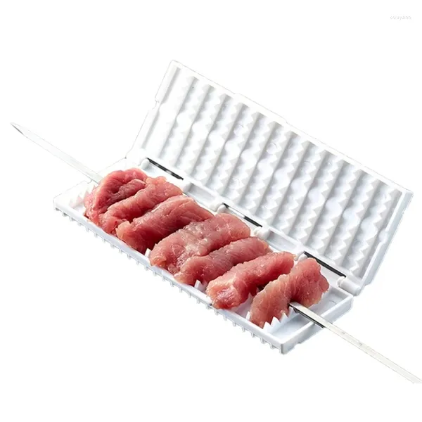 Ferramentas Food Grade Churrasco Kebab Piercer Ferramenta Espeto Máquina Artefato Rápido Para Pequeno