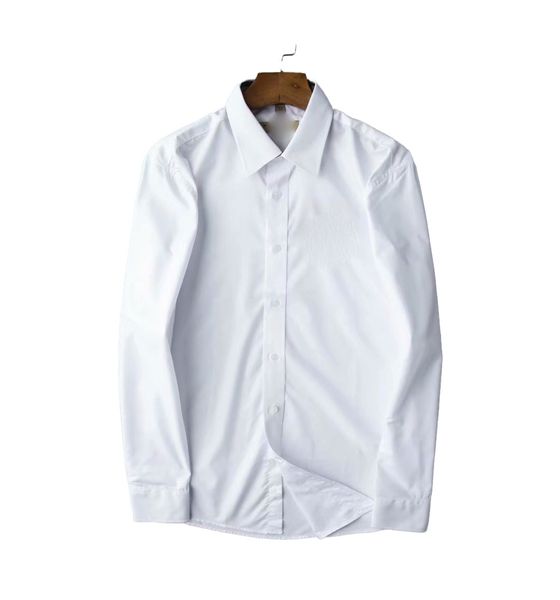 Camisas de bandas de grife masculinas, camisas estampadas de mangas compridas, camisas bordadas, camisas boutique de luxo, principalmente do tamanho ao tamanho real.