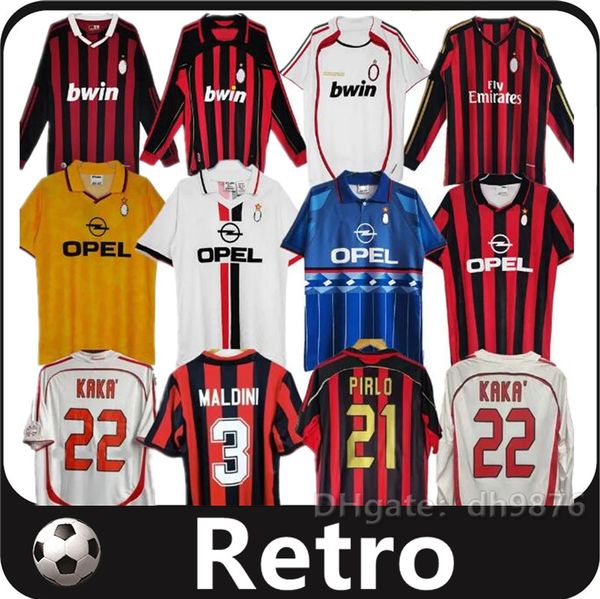 90 91 Retro -Shirts Fußballtrikot