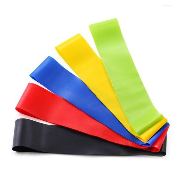 Bandas de resistência 5pcs tpe pull anel banda de fitness yoga corda tensão de látex