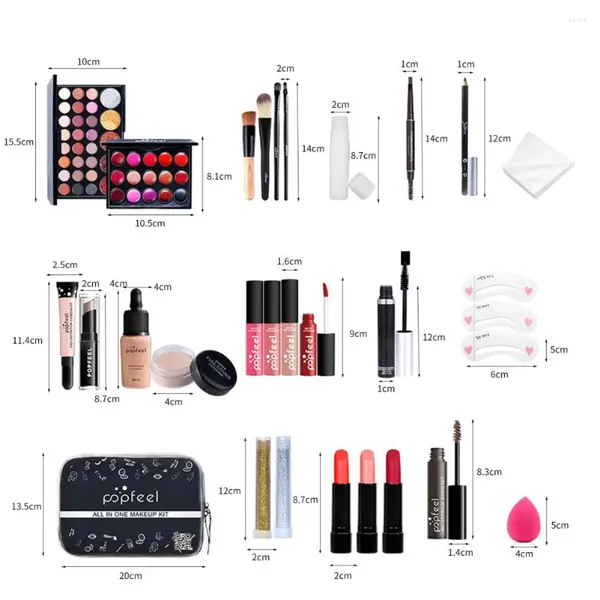 Make-up-Pinsel, 30 Stück/Set, Komplett-Set, 30-teilig, Concealer, exquisit, nicht reizend, Anfänger-Set