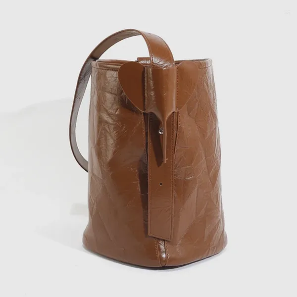 Вечерние сумки-ведра для женщин, роскошные дизайнерские сумки, кошельки 2023, винтажные с внутренним карманом, с узором на плече, через плечо