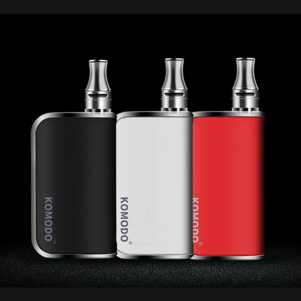 Batteria di preriscaldamento del kit magnetico Mod Box Komodo C5 autentico con tensione variabile per colore personalizzato cartuccia 510 Vape