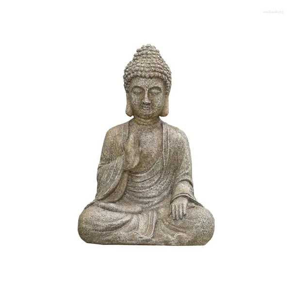 Gartendekorationen, Hof, Heimdekoration, dekorative Figuren, Shakyamuni-Buddha-Statue, Ornamente, Innenhof, Retro-Außenbalkon, Landschaftsskulptur