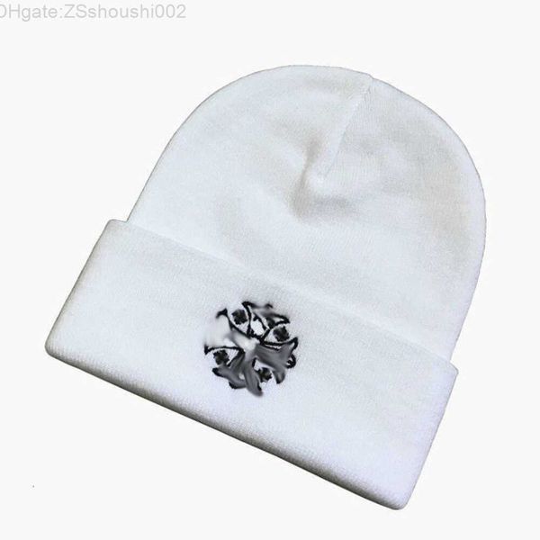 Cappelli da donna di moda di lusso Marca CH Beanie Uomo Donna Berretto da ragazza Autunno Inverno Caldo copricapo da donna Lavorato a maglia Tendenza Berretti versatili Cappello da donna in lana e cashmere QP52 V5U5