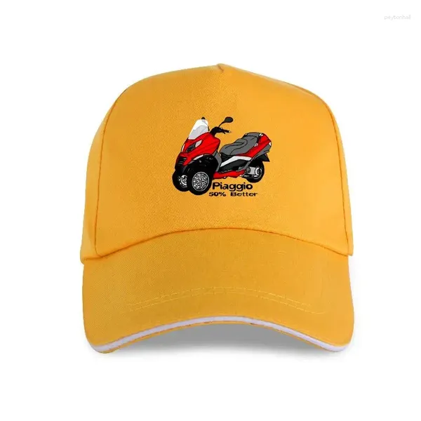 Top Caps Piaggio Mp3 Yazı Tipi 1 Beyaz Beyzbol Kapağı Pamuklu Erkekler